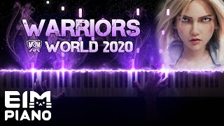 【League of Legends】 Warriors 2020 ft 2WEI and Edda Hayesver  Piano Cover [upl. by Isoais]