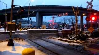 Seattle Mariners quotSafeco Field quotrailway crossing [upl. by Pollie255]