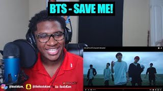 this song brings POSITIVE vibesss BTS 방탄소년단 Save ME Official MV  REACTION [upl. by Attelrahc]