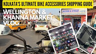 Kolkatas Ultimate Bike Accessories Shopping Guide  Wellington amp Khanna Market Vlog [upl. by Allsopp]