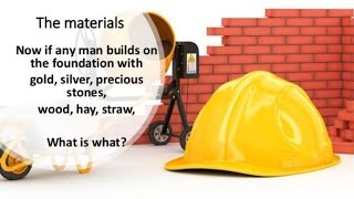 What is the difference between the corruptible and incorruptible building material of 1 Cor 3 [upl. by Byrom764]