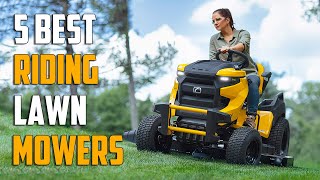 TOP 5 Best Riding Lawn Mowers 2024  Best For You [upl. by Gelman]