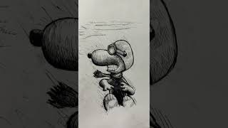 Snoopy has more important things to worry about my art drawing artist artwork cartoon [upl. by Arquit]