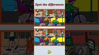 Spot the difference brain test🧐shortfeed ytshorts puzzlegame [upl. by Haon332]