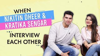 Nikitin Dheer and Kratika Sengar interviewing each other takes a hilarious turn  Rapid Fire [upl. by Bael900]