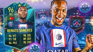 JE TESTE RENATO SANCHES 96 MOMENTS  rentable ou douille  🇵🇹   FIFA 22 Ultimate Team [upl. by Akinuahs]