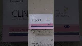 CLINSOL Anti acne soap uses चेहरे के कील मुंहासे पिंपल्स को जड़ से ख़त्म कर देता है beautycream [upl. by Okier]