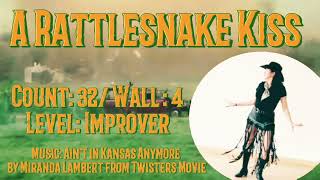 A Rattlesnake kiss Line Dance Choreography by Maddison Glover Aus [upl. by Sybil]