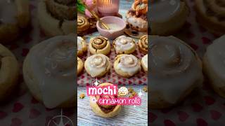 Mochi cinnamon rolls 🤎 recetaspostres receta [upl. by Elrod]