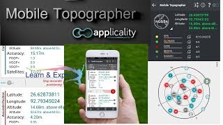 Land Survey data collection by Mobile Topographer Application Mobile GIS [upl. by Finella566]