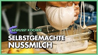 Pflanzenmilch als Milchersatz Die gehaltvolle regionale Milchalternative selbstgemacht [upl. by Dlorej]