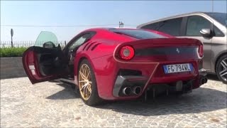 HORACIO PAGANI SPOTTED DRIVING HIS PERSONALIZED F12 TDF FOR THE FIRST TIME [upl. by Jeffie526]