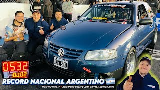 Nicolás Viturro  Récord Nacional Argentino 🇦🇷  Cámara Onboard  Entrevista [upl. by Nnaeus]