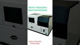 AAS  Atomic Absorption Spectrophotometer Hepton Scientific Chennai [upl. by Eedna]