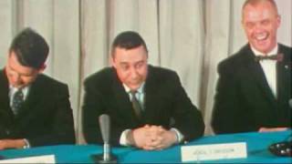 Press Conference Introducing 7 Mercury Astronauts 1959 Part 13 [upl. by Ardaed848]