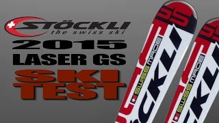 2015 STÖCKLI Laser GS Ski Test with Ron Kipp [upl. by Nyladnewg819]