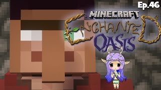 quotWELCOMING VILLAGERSquot Minecraft Enchanted Oasis Ep 46 [upl. by Eralcyram533]