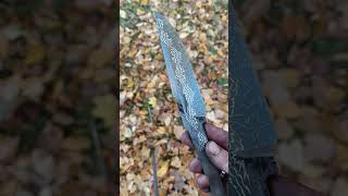 damascussteel damask art customknife [upl. by Delainey]