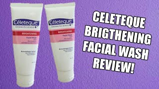 CELETEQUE BRIGTHENING FACIAL WASH REVIEW  JHEZEL G [upl. by Colbert]