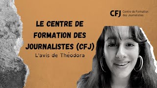 Etudier le journalisme au CFJ  le témoignage de Théodora [upl. by Leirraj603]