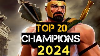 MCOC Top 20 Champions 2024  Marvel Contest of Champions  Best Champions [upl. by Yluj]