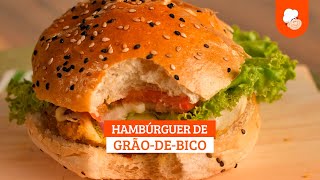 Hambúrguer de GrãodeBico  Receitas TudoGostoso [upl. by Gena]