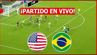 🔴 ESTADOS UNIDOS vs BRASIL EN VIVO 🔴 EN VIVO AMISTOSO PREVIO A LA COPA AMERICA🏆 [upl. by Anoid]