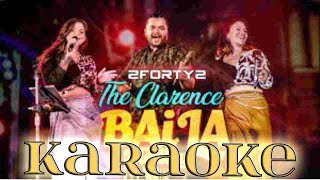 2FORTY2  Clarence බයිලා Medley  Original Songs  Clarence Wijewardena  Maathra 2023  KARAOKE [upl. by Euqinad]