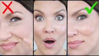 FINE LINES amp WRINKLES amp DRY CREPEY UNDER EYE SKIN is INSTANTLY BETTER with this Trick [upl. by Aniretac]