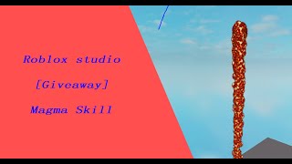 Roblox studioMagma Skill Seasons one piece [upl. by Esetal522]