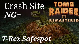 Tomb Raider 3  Crash Site NG easy TRex Kill [upl. by Yhotmit737]