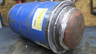 How to make an effective wood stove from a cylinder and a barrel [upl. by Jeroma262]