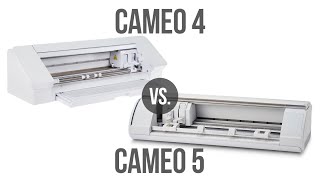 Silhouette Cameo 4 vs Silhouette Cameo 5 [upl. by Beffrey]