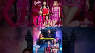 BLACKPINK  PRETTY SAVAGE  Acapella VS INSTRUMENTAL jennie lisa jisoo rosé blackpink shorts [upl. by Eenert]