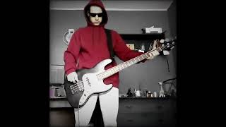 SlipKnot  Prosthetics bass cover DROP G numetal numetalmusic [upl. by Trebma]