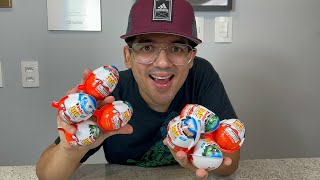 ABRINDO MUITOS KINDER JOYS DE ANIMAIS SELVAGENS mega surpresa rara [upl. by Mayne]