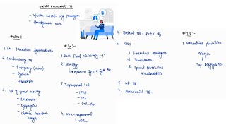 EXTRAPULMONARY TB NOTES  INFECTIOUS DISEASE  MEDICINE  ONE PAGE NOTES  4TH PROFF  MBBS [upl. by Hallett]