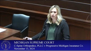 1655378 CSpine Orthopedics PLLC v Progressive Michigan Ins Co [upl. by Lienhard]