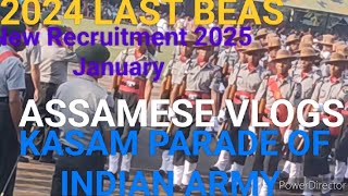 INDIAN ARMY KASAM PARADE 2024 NEW ASSAMESE VLOGS [upl. by Hillie]