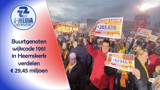 Postcodeloterij winnaars in Heemskerk verdelen € 589 MILJOEN [upl. by Soph896]