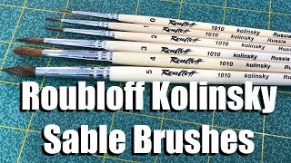 Roubloff Kolinsky Sable Brushes [upl. by Aninaig]