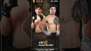 Epic Clash Wang Hao vs Pham Van Nam at Happy Elephant MMA Champions League mma fighter shorts [upl. by Borer]