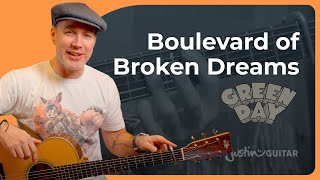 Boulevard of Broken Dreams by Green Day  Guitar Lesson [upl. by Woody453]