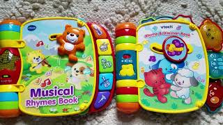 VTech Musical Rhymes Book vs VTech Rhyme and Discover Book [upl. by Eilyah]