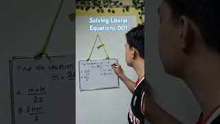 Solving Literal Equations 001 literalequations algebra mathtricks poginess [upl. by Doowrehs]