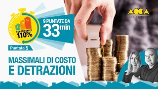 Superbonus 110 in 33 minuti massimali di costo e detrazioni [upl. by Girhiny]