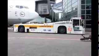 TaxiBot Operations at Frankfurt Airport [upl. by Eednyl]