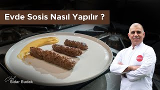 Evde Sosis Nasıl Yapılır [upl. by Napra]