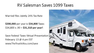 Salesman saves 31310 in Federal Income Taxes with Spendthrift Trust [upl. by Antonia897]