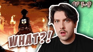 Music Producer Reacts to Attack on Titan Openings 19 FOR THE FIRST TIME [upl. by Iruy54]